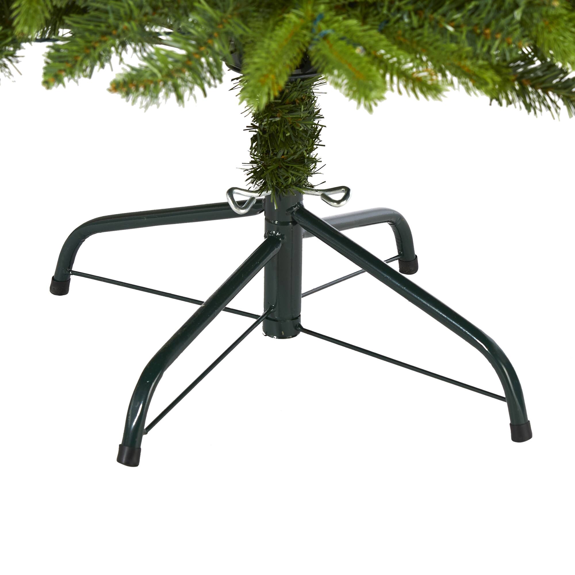 6ft. Pre-Lit Sun Valley Fir Artificial Christmas Tree, Clear LED Lights